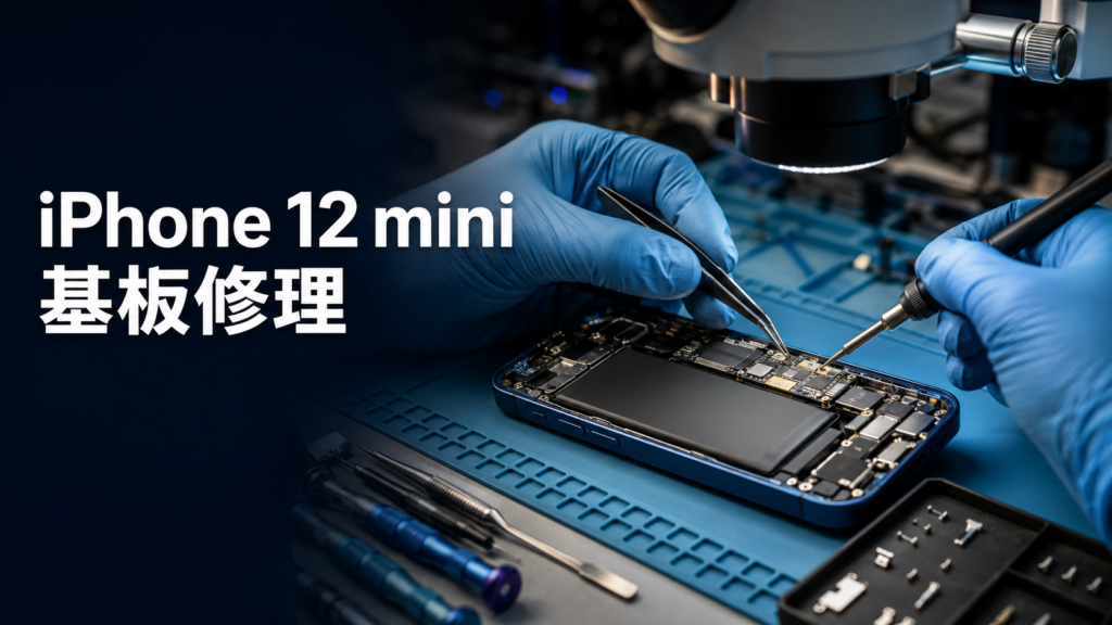 現在の画像に代替テキストがありません。ファイル名: iPhone-12-mini-基板修理.png