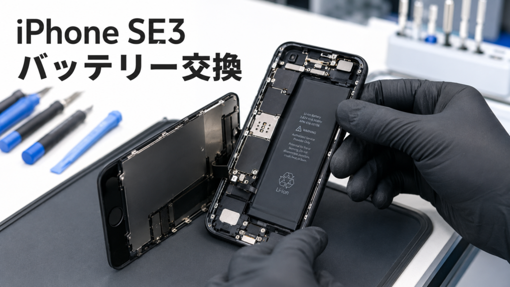 現在の画像に代替テキストがありません。ファイル名: iPhone-SE3-バッテリー交換.png