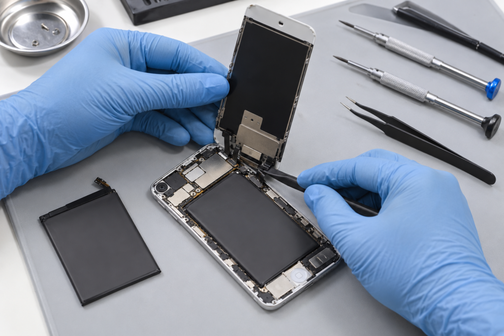 現在の画像に代替テキストがありません。ファイル名: iPod-touch第6世代-バッテリー交換.png